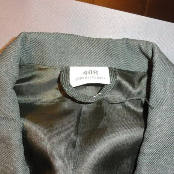 sz40R ARMY DRESS GREEN CLASS A UNIFORM JACKET MSG RANK 4TH ID PATCH LD 1034 - Picture 2 of 12